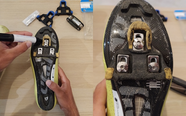 Cambiar calas zapatillas ciclismo