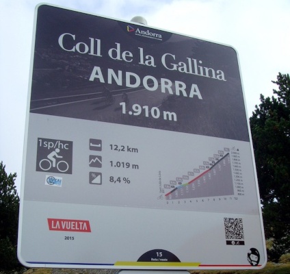 La Gallina Andorra puerto mítico Pirineo