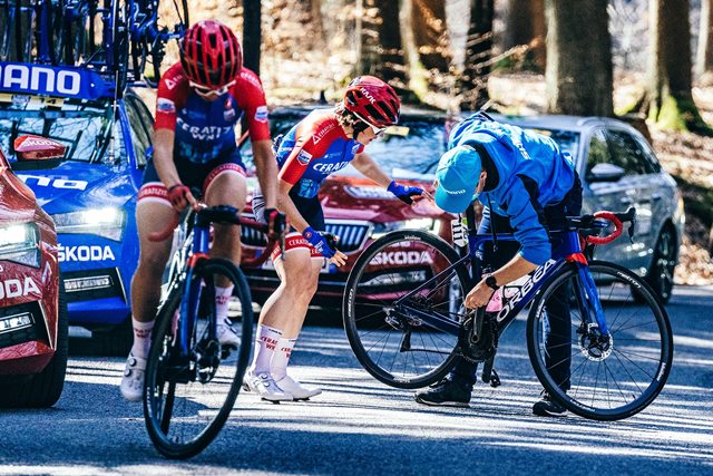 cambio mecanico ciclismo