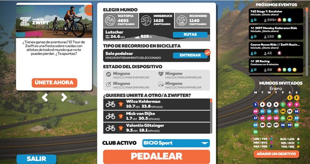 clubs de zwift