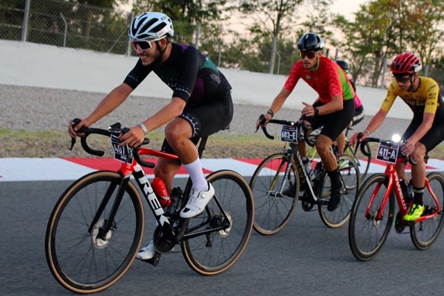 ciclista amateur aficionado