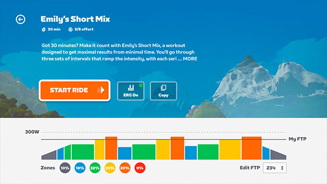 workout ZWIFT