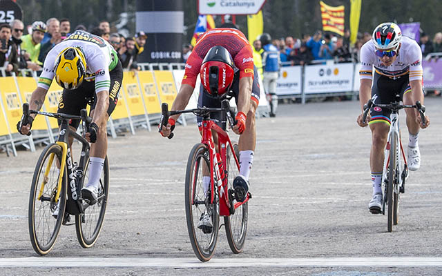 Ciccone, Evenepoel y Roglic