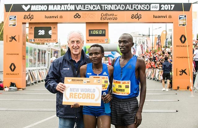 Récord del Mundo Medio Maratón Valencia Joyceline Jepkosgei
