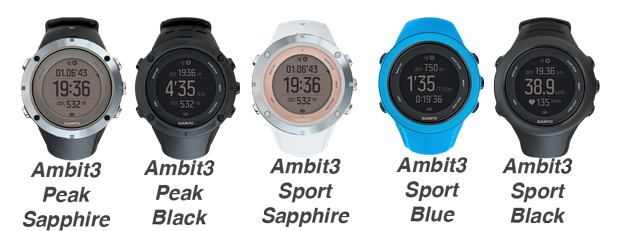 suunto ambit3 gama