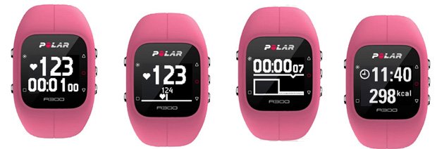 Entrenamiento por frecuencia cardíaca Polar A300