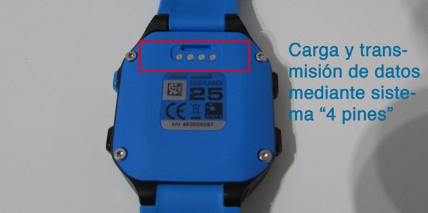 garmin-forerunner-FR25-carga-4pinees