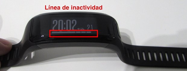 alertas de inactividad pulseras de activdiad