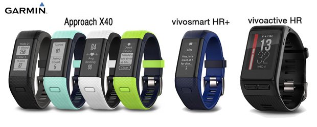 garmin approach x40 golf vivosmart