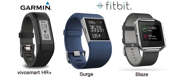 garmin vivosmart hr plus versus fitbit