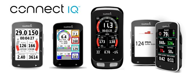 Aplicaciones de Connect IQ para ciclocomputadores EDGE