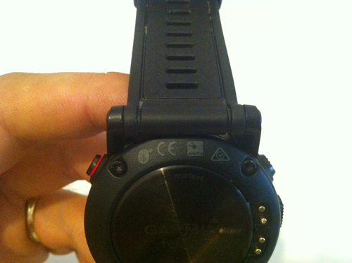 Garmin fenix 2 parte trasera