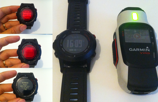 Control remoto de la cámara Virb mediante el Garmin Fenix 2.