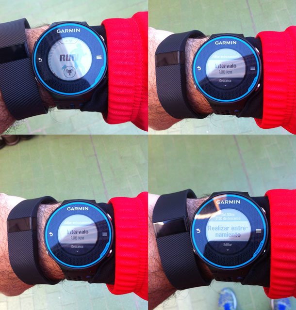 Intervalos Garmin FR 620