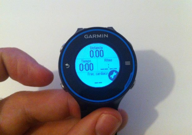 Pantalla Garmin forerunner 620