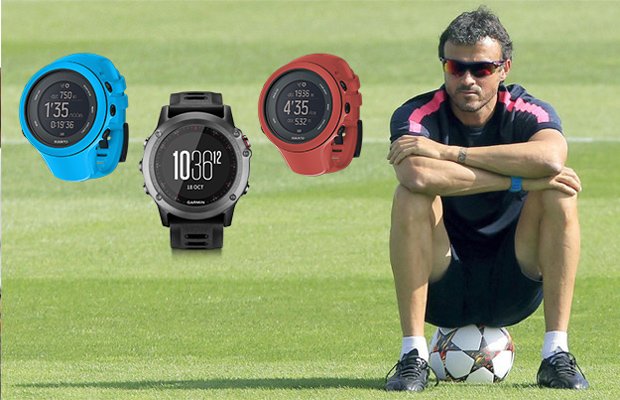 Los relojes de Luis Enrique, Garmin Fenix 3 y Suunto Ambit 3