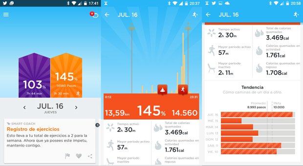 jawbone up2 actividad diaria