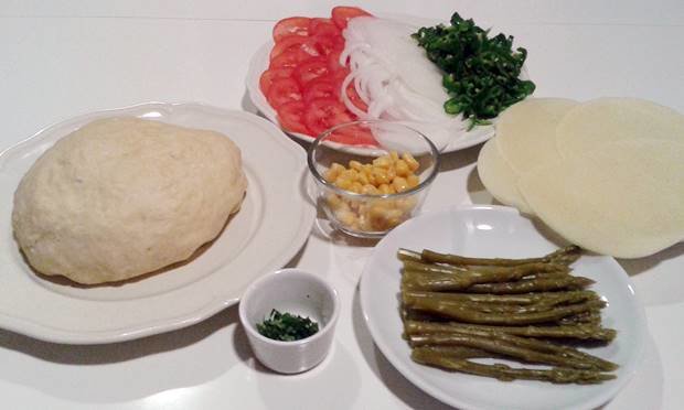 pizza vegetal receta1