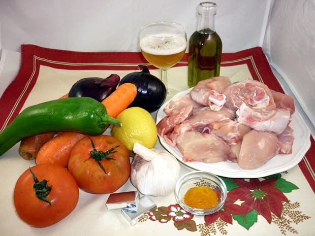 receta pollo guisado