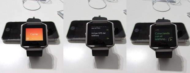 fitbit blaze correr con el gps del teléfono