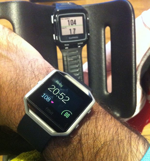 fitbit blaze entrenamiento spinning