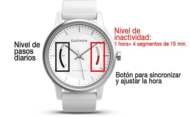 Garmin-vivomove-niveles-pasos-inactividad