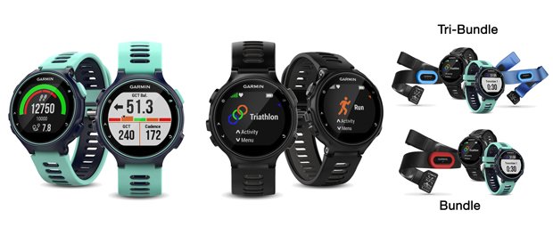 Garmin Forerunner 735xt precio, colores y packs HRM