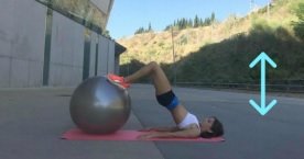 fitball bridge variante