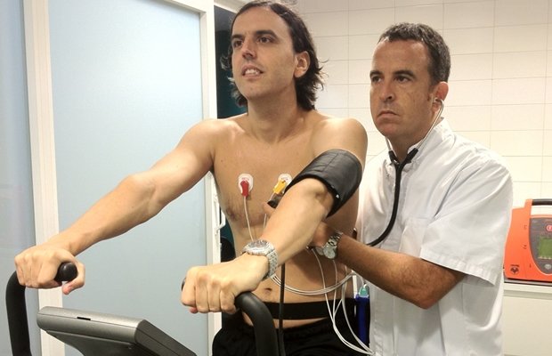 revision medica deportiva con prueba de esfuerzo
