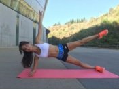 side plank single leg