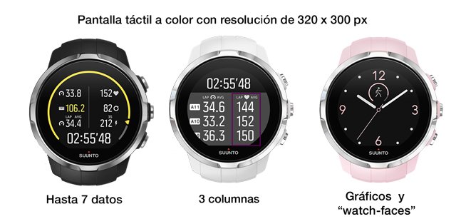 Suunto Spartan Sport con pantalla táctil a color