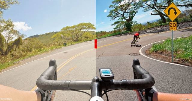 Visión sin lentes vs. visión con Prizm