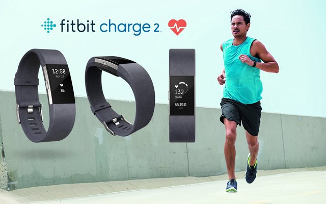 pulsera actividad y pulsómetro fitbit charge 2