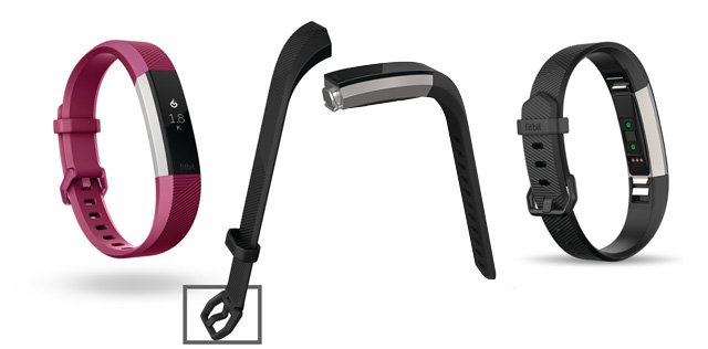 Fitbit alta HR con correas intercambiables y cierre de hebilla
