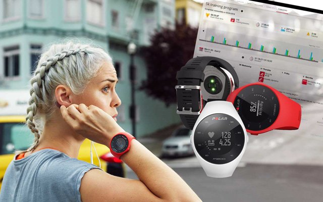 Polar M200 con gps y pulsómetro óptico