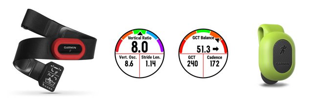 Running Dynamics Pod: sensor de Garmin para métricas de carrera.