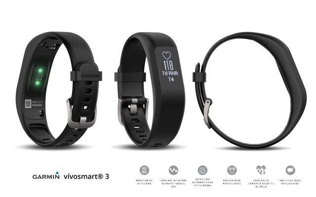 Pulsera de actividad garmin vivosmart 3