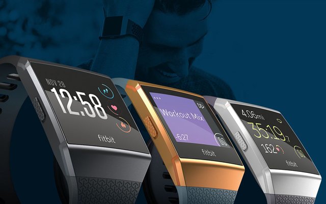 Fitbit ionic smartwatch con gps y pulsómetro óptico