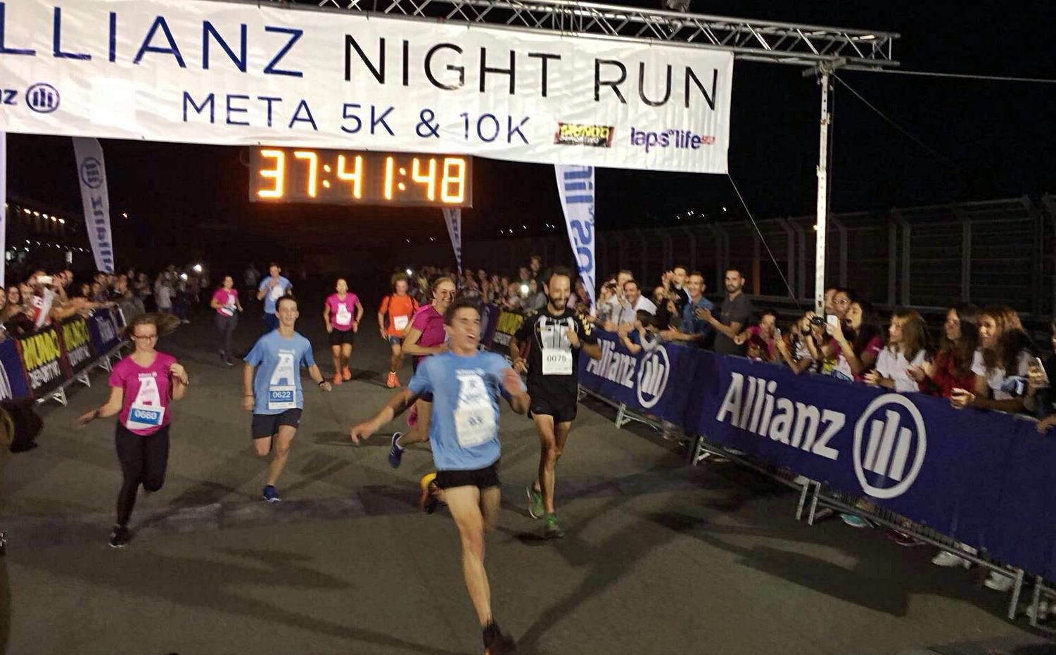 Marc marquez en la Allianz Night Run de Valencia