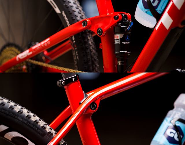 Bicicleta MTB doble suspensión
