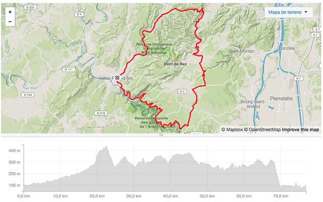 ruta ciclista tour de francia