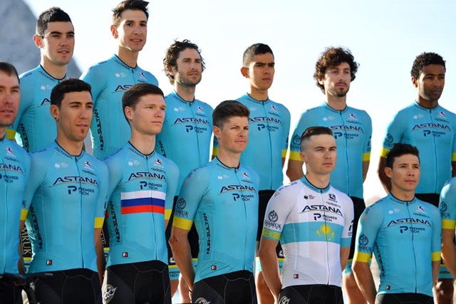 Maillot astana team 2020