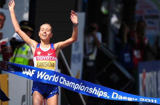 La atleta rusa Kaniskina fue suspendida por dopaje / EFE