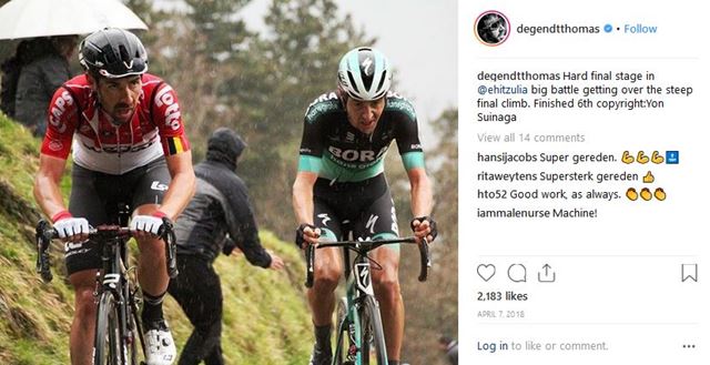 Thomas de gendt masajes curiosidades