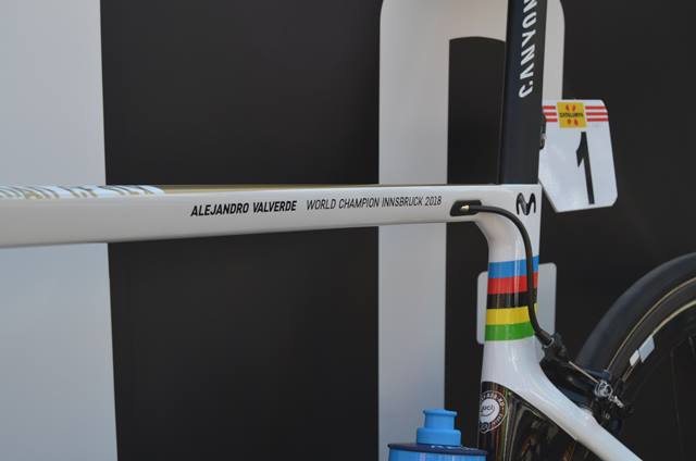 Alejandro Valverde wolrd champion bike canyon aeroroad