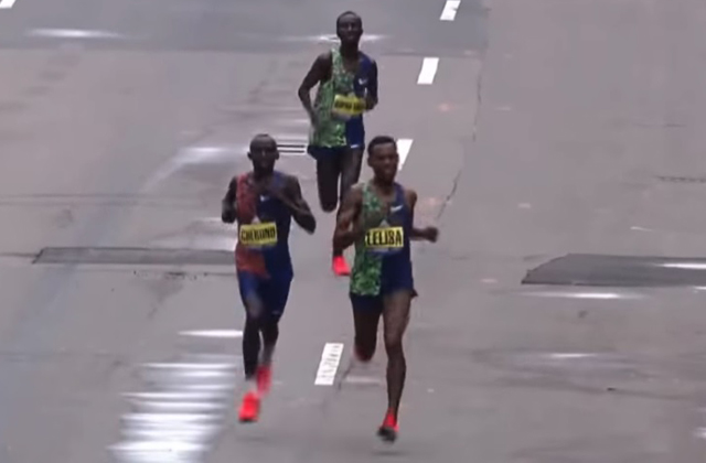 Imagen del final del Maratón de Boston 2019Imagen del final del Maratón de Boston 2019