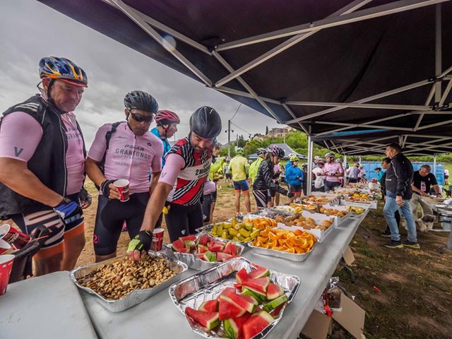 avituallamiento marcha cicloturista