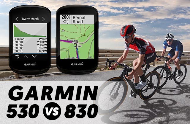 comparativa garmin 530 vs 830
