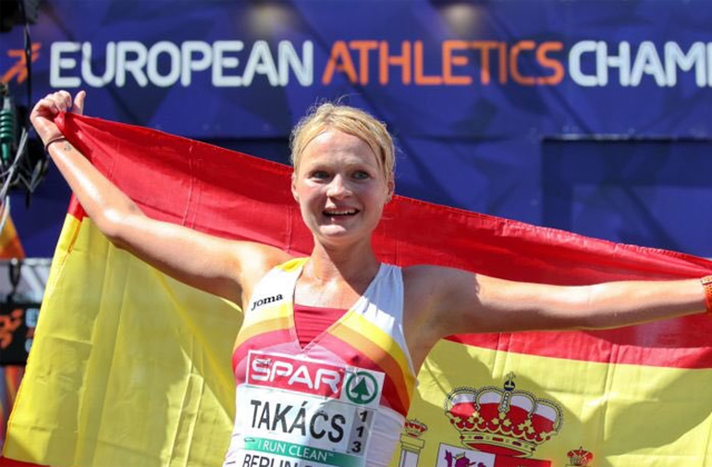 July Takacs, tras ganar el bronce en Berlín