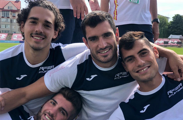 El equipo masculino en la Copa de Europa de pruebas combinadas / RFEA
